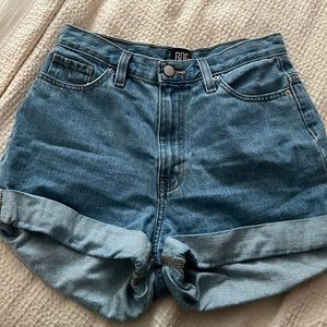 High-Rise Mom Shorts